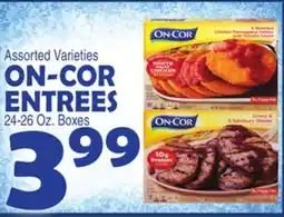 Bravo Supermarkets ON-COR ENTREES offer