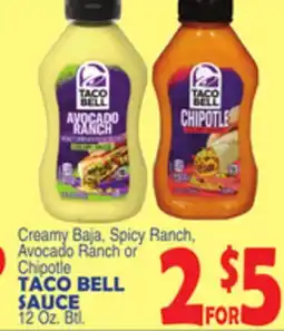 Bravo Supermarkets TACO BELL SAUCE offer