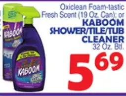 Bravo Supermarkets KABOOM SHOWER/TILE/TUB CLEANER, 32 Oz. Btl offer