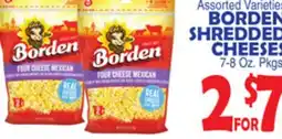 Bravo Supermarkets BORDEN SHREDDED CHEESES offer