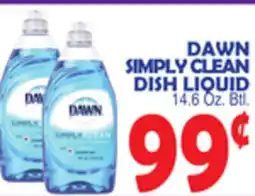 Bravo Supermarkets DAWN SIMPLY CLEAN DISH LIQUID offer