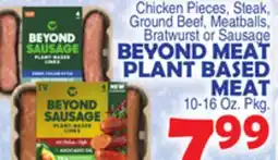 Bravo Supermarkets BEYOND MEAT PLANT BASED MEAT offer