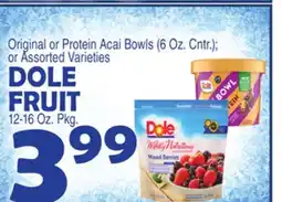 Bravo Supermarkets DOLE FRUIT, 12-16 Oz. Pkg offer