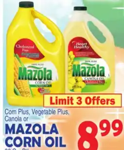 Bravo Supermarkets MAZOLA CORN OIL offer