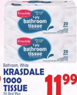 Bravo Supermarkets KRASDALE 1000 TISSUE offer