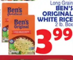 Bravo Supermarkets BEN'S ORIGINAL WHITE RICE offer