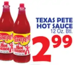 Bravo Supermarkets TEXAS PETE HOT SAUCE offer