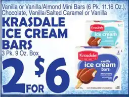 Bravo Supermarkets KRASDALE ICE CREAM BARS offer