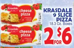 Bravo Supermarkets KRASDALE 9 SLICE PIZZA offer