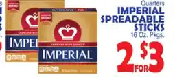 Bravo Supermarkets IMPERIAL SPREADABLE STICKS offer