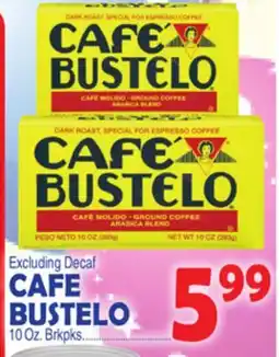 Bravo Supermarkets CAFE BUSTELO offer