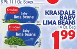 Bravo Supermarkets KRASDALE BABY LIMA BEANS offer
