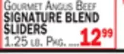 Bravo Supermarkets SIGNATURE BLEND SLIDERS offer