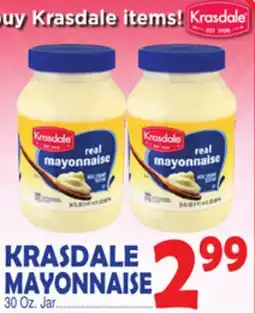 Bravo Supermarkets KRASDALE MAYONNAISE offer