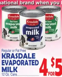 Bravo Supermarkets KRASDALE EVAPORATED MILK offer