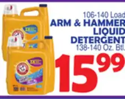 Bravo Supermarkets ARM & HAMMER LIQUID DETERGENT offer