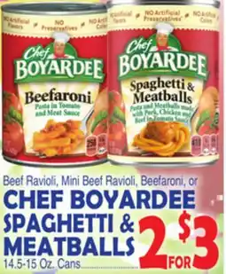 Bravo Supermarkets CHEF BOYARDEE SPAGHETTI & MEATBALLS offer