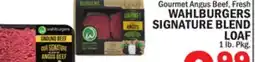 Bravo Supermarkets WAHLBURGERS SIGNATURE BLEND offer