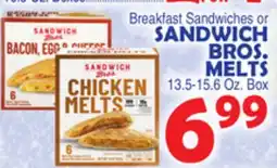 Bravo Supermarkets SANDWICH BROS. MELTS offer