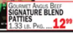 Bravo Supermarkets SIGNATURE BLEND PATTIES offer