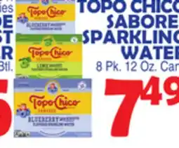 Bravo Supermarkets TOPO CHICO SABORES SPARKLING WATER offer
