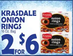 Bravo Supermarkets KRASDALE ONION RINGS offer