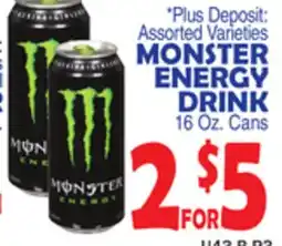 Bravo Supermarkets MONSTER ENERGY DRINK offer