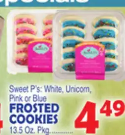 Bravo Supermarkets SWEET P'S FROSTED COOKIES offer