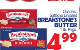 Bravo Supermarkets BREAKSTONE'S BUTTER offer