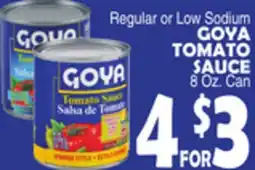 Bravo Supermarkets GOYA TOMATO SAUCE offer