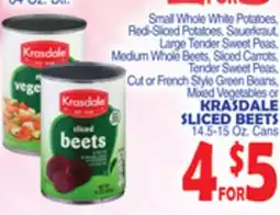 Bravo Supermarkets KRASDALE SLICED BEETS offer