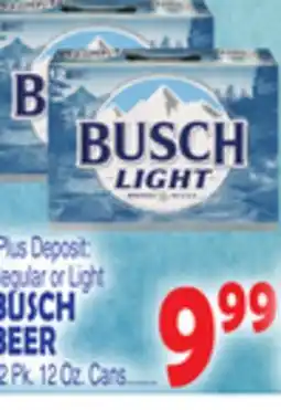 Bravo Supermarkets BUSCH BEER offer