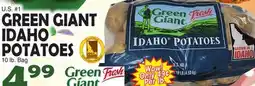 Bravo Supermarkets GREEN GIANT IDAHO POTATOES offer