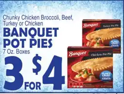 Bravo Supermarkets BANQUET POT PIES offer