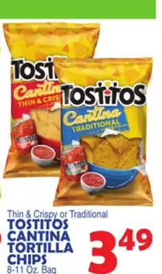 Bravo Supermarkets TOSTITOS CANTINA TORTILLA CHIPS offer