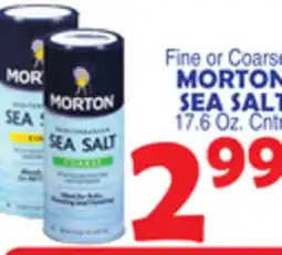 Bravo Supermarkets MORTON SEA SALT offer