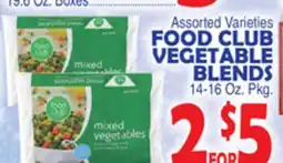 Bravo Supermarkets FOOD CLUB VEGETABLE BLENDS offer