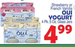 Bravo Supermarkets OUI YOGURT offer