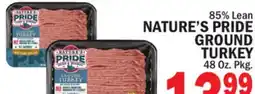 Bravo Supermarkets NATURE'S PRIDE GROUND GROUND TURKEY offer