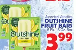 Bravo Supermarkets OUTSHINE FRUIT BARS offer