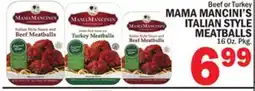 Bravo Supermarkets MAMA MANCINI'S ITALIAN STYLE MEATBALLS offer