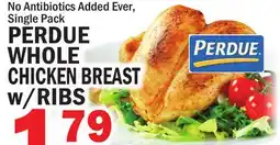 Bravo Supermarkets PERDUE WHOLE CHICKEN BREAST w/RIBS offer
