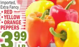 Bravo Supermarkets RED, YELLOW, ORANGE PEPPERS offer