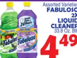 Bravo Supermarkets FABULOSO 2X LIQUID CLEANER offer