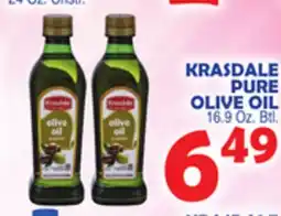 Bravo Supermarkets KRASDALE PURE OLIVE OIL offer
