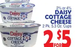 Bravo Supermarkets DAISY COTTAGE CHEESE offer