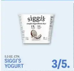 Kings Food Markets SIGGI'S YOGURT offer