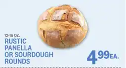 Kings Food Markets RUSTIC PANELLA OR SOURDOUGH ROUNDS offer