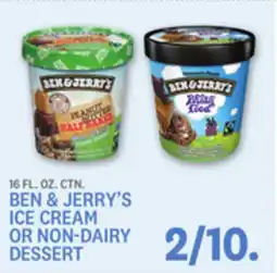 Kings Food Markets BEN & JERRY'S ICE CREAM OR NON-DAIRY DESSERT offer