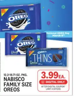 Kings Food Markets NABISCO FAMILY SIZE OREOS offer